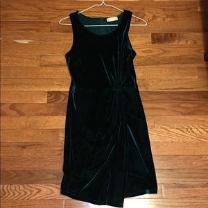 Altar’d State emerald green velvet dress